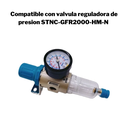 Compatible con valvula reguladora de presion STNC-GFR2000-HM-N