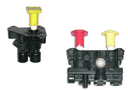 Perilla para valvula de tablero MV-3 roja