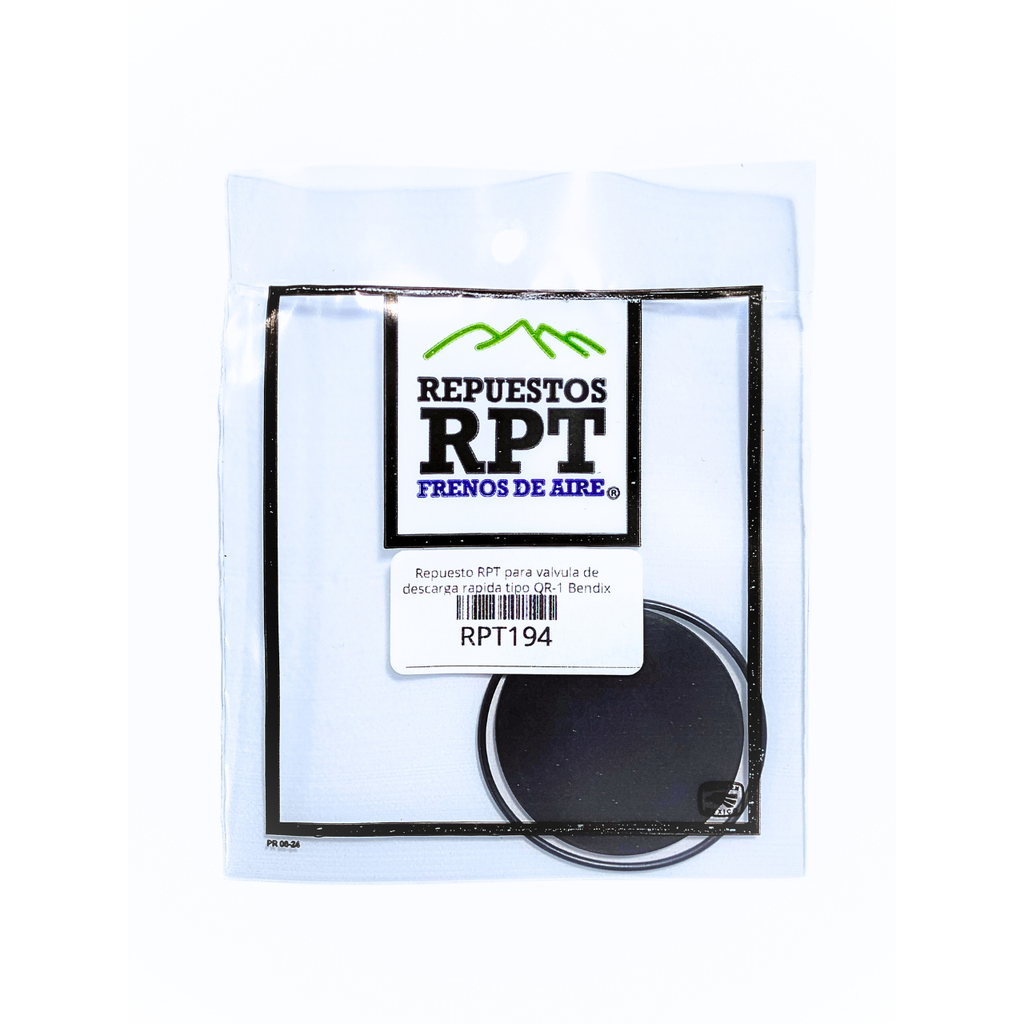 Repuesto RPT para valvula de descarga rapida tipo QR-1 Bendix