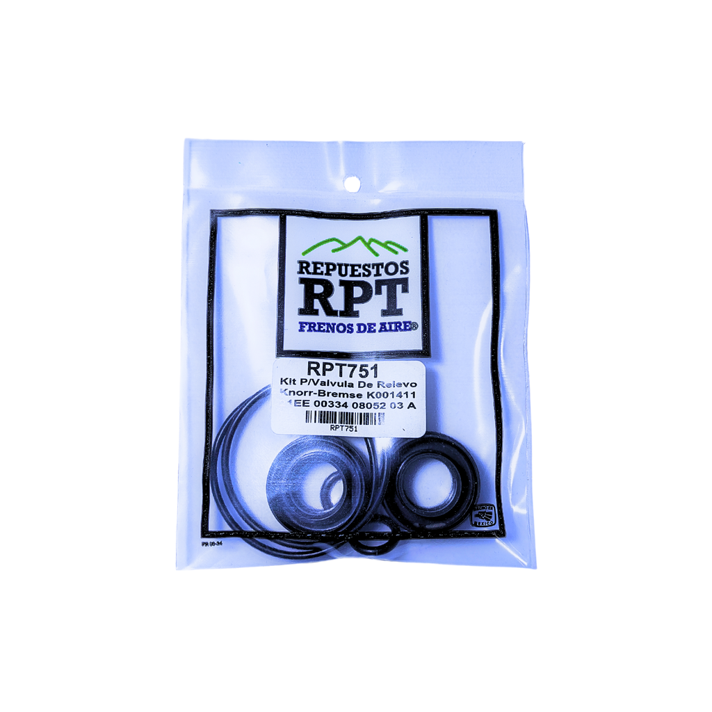 Repuesto RPT P/Valvula de Relevo Knorr-Bremse K001411 21EE 00334 08052 03 A