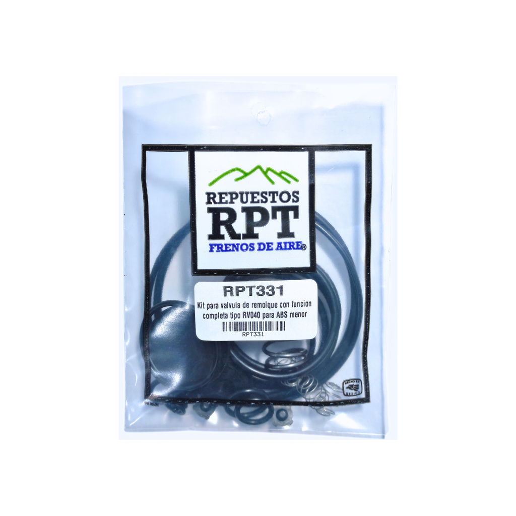Repuesto RPT para valvula de remolque con funcion completa tipo RV040 para ABS menor