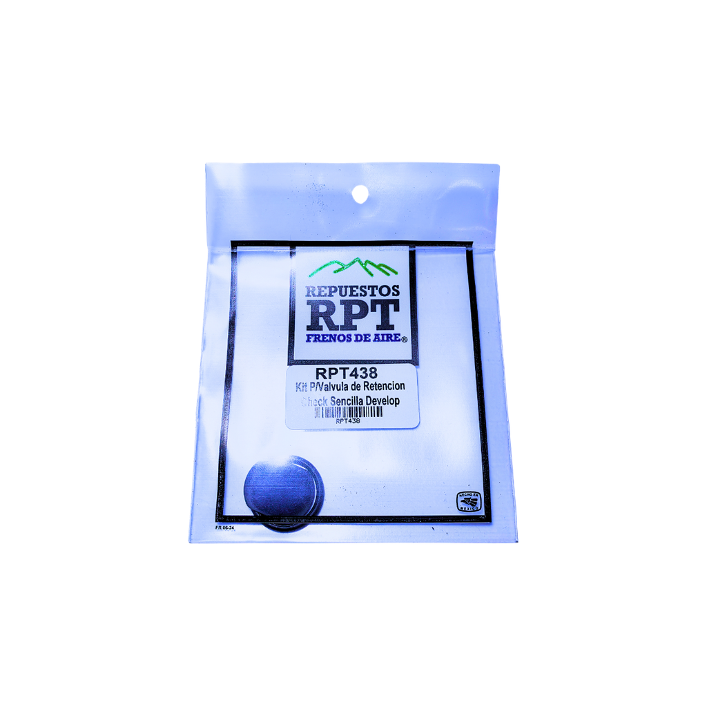 Repuesto RPT P/Valvula de Retencion Check Sencilla Develop