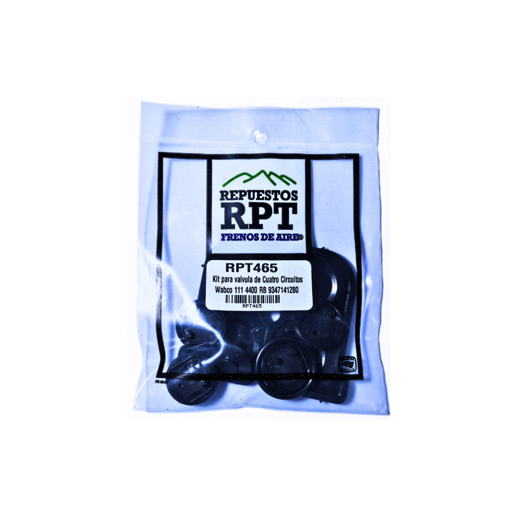 Repuesto RPT para valvula de Cuatro Circuitos Wabco 111 4400 RB 9347141280