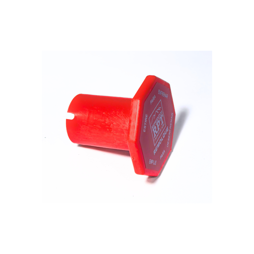 [RPT002] Perilla para valvula de tablero MV-3 roja