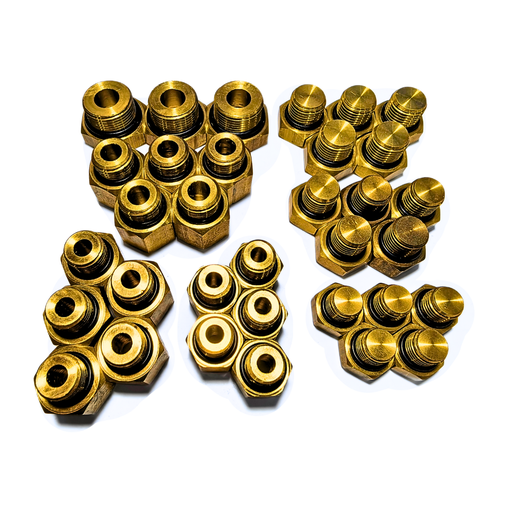 [RPT664] Bolsa de Conexiones necesarias para realizar las pruebas neumaticas en valvulas con roscas milimetricas