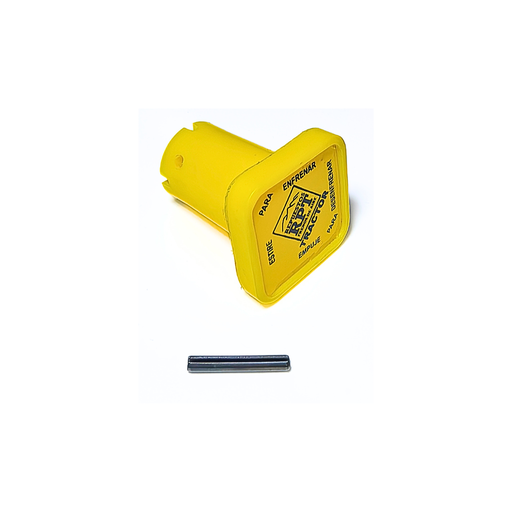 [RPT014] Perilla P/Valvula de Estacionamiento Tipo MV-3 Bendix Amarilla con Perno