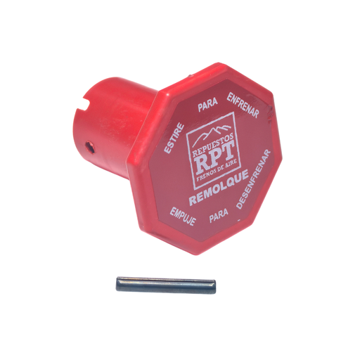 [RPT015] Perilla para Valvula de Tablero MV-3 Roja C/Perno