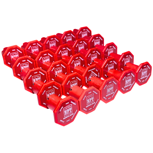 [RPT002X25] RPT 5/8" MV-3 Parking Brake Knob - Red (25 Pieces)